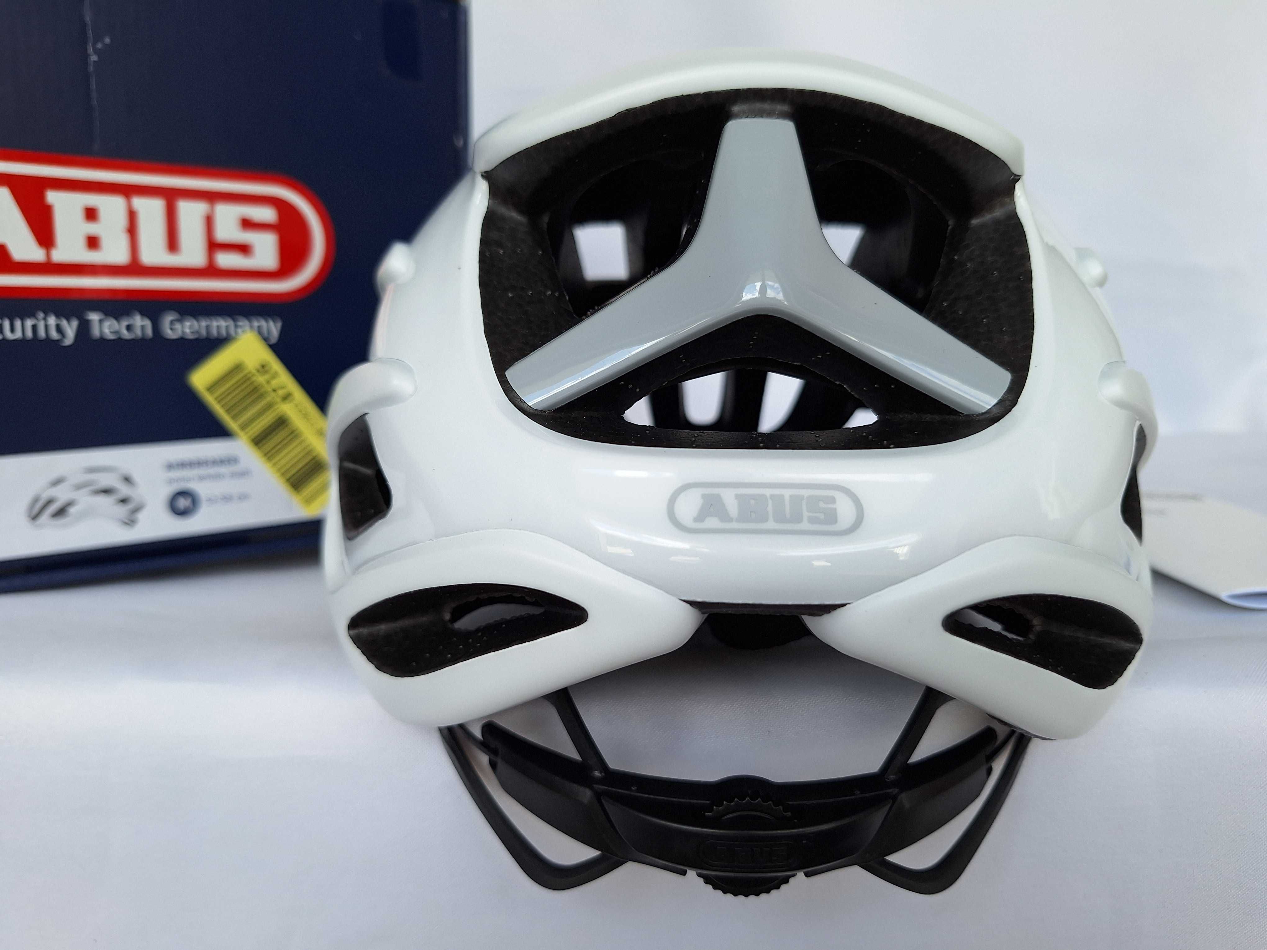 Kask rowerowy szosowy Abus AirBreaker Polar White Matt M 52-58cm