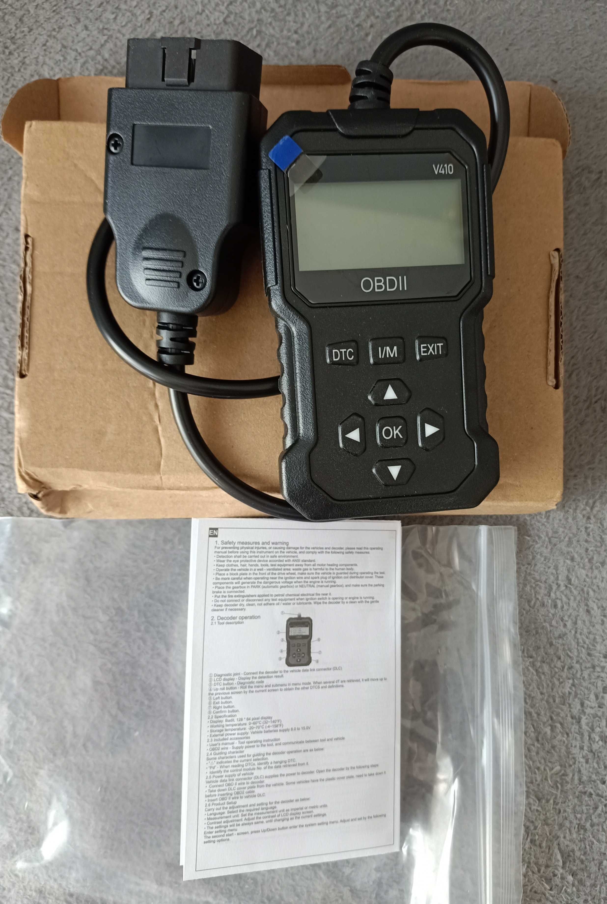 Samochodowy skaner Obd2 - 2025r.