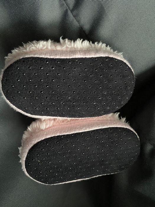 Buciki NIECHODKI zimowe niemowlaka wlochate ugg boots do chrztu 3-6m