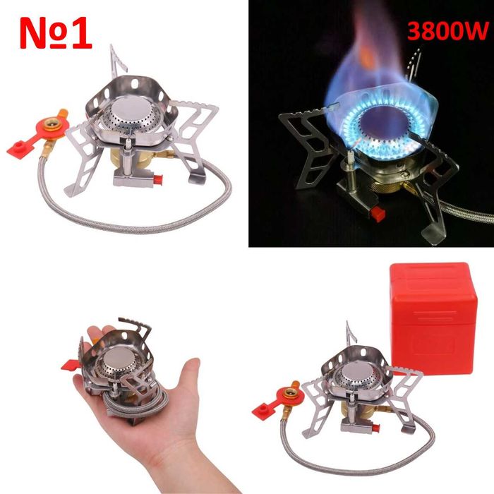 Туристичний газовий пальник газовая горелка туристическая вітрозахист