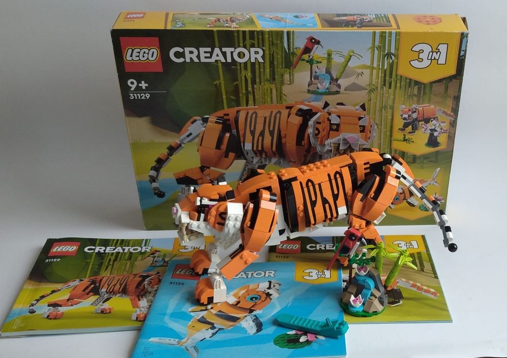 Klocki LEGO Creator 3w1 31129 - Majestatyczny tygrys
