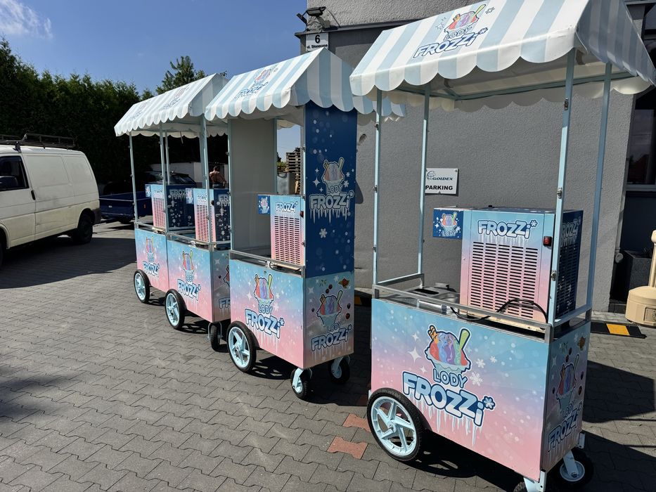 Automat do lodow, Wózek gastronomiczny z lodami gotowy do pracy !