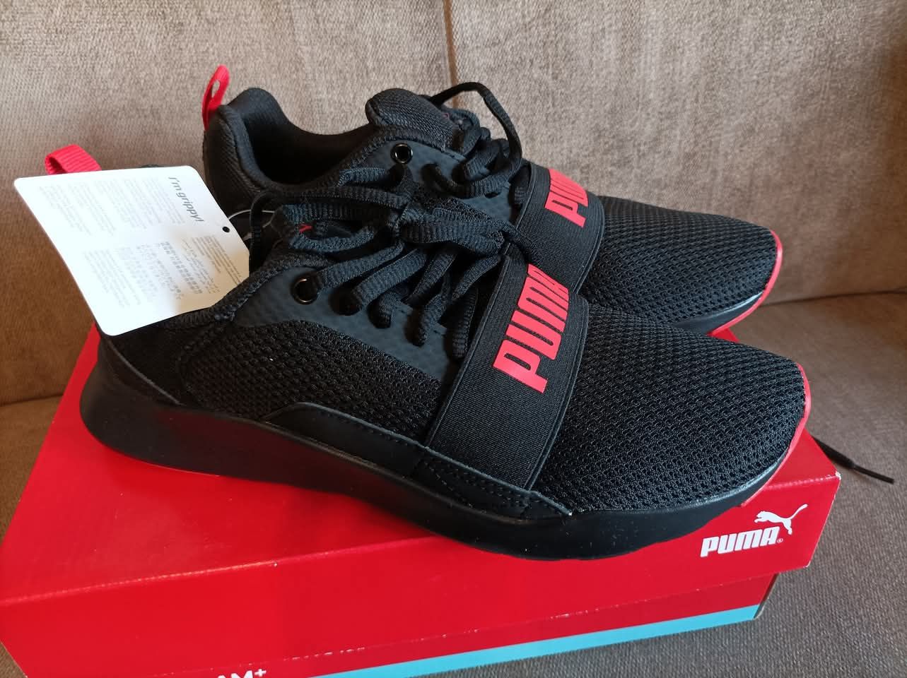 Buty sportowe Puma Wired r.37,5 czarne sneakersy