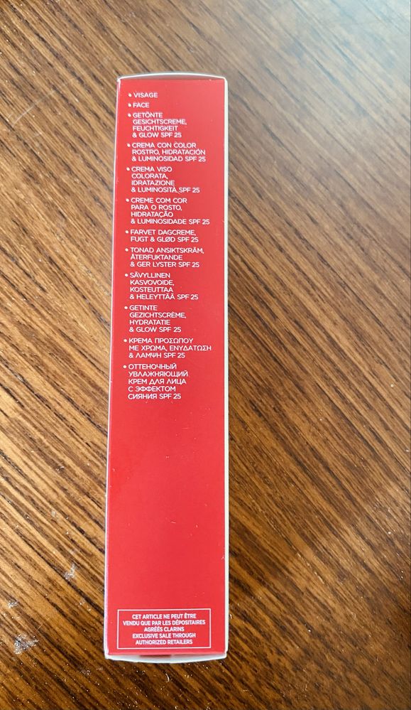 Clarins, Skin illusion creme tintée