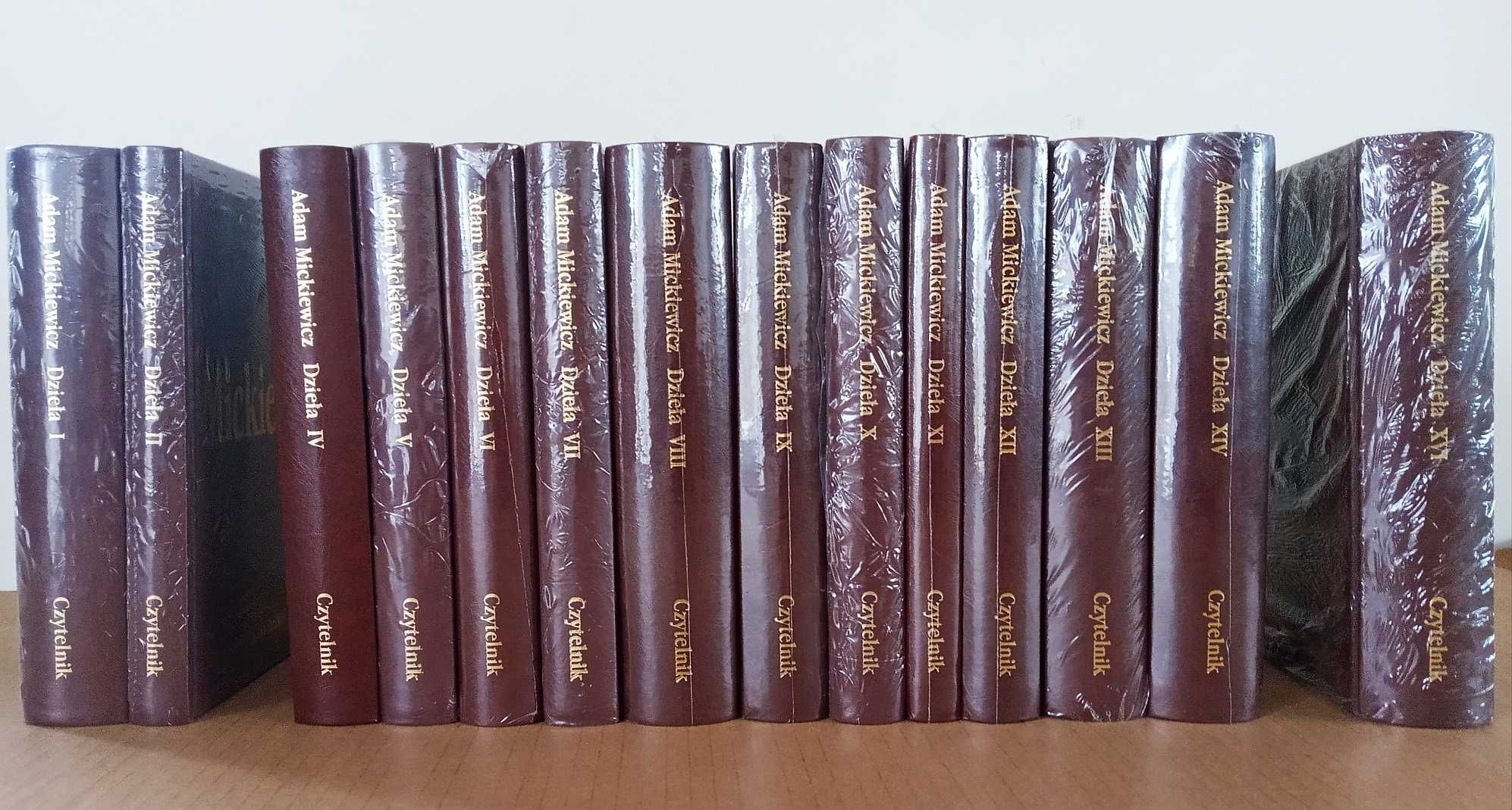 Mickiewicz "Dzieła" tomy I,II,IV-XIV,XVI NOWE! brak tomu III,XV,XVII.
