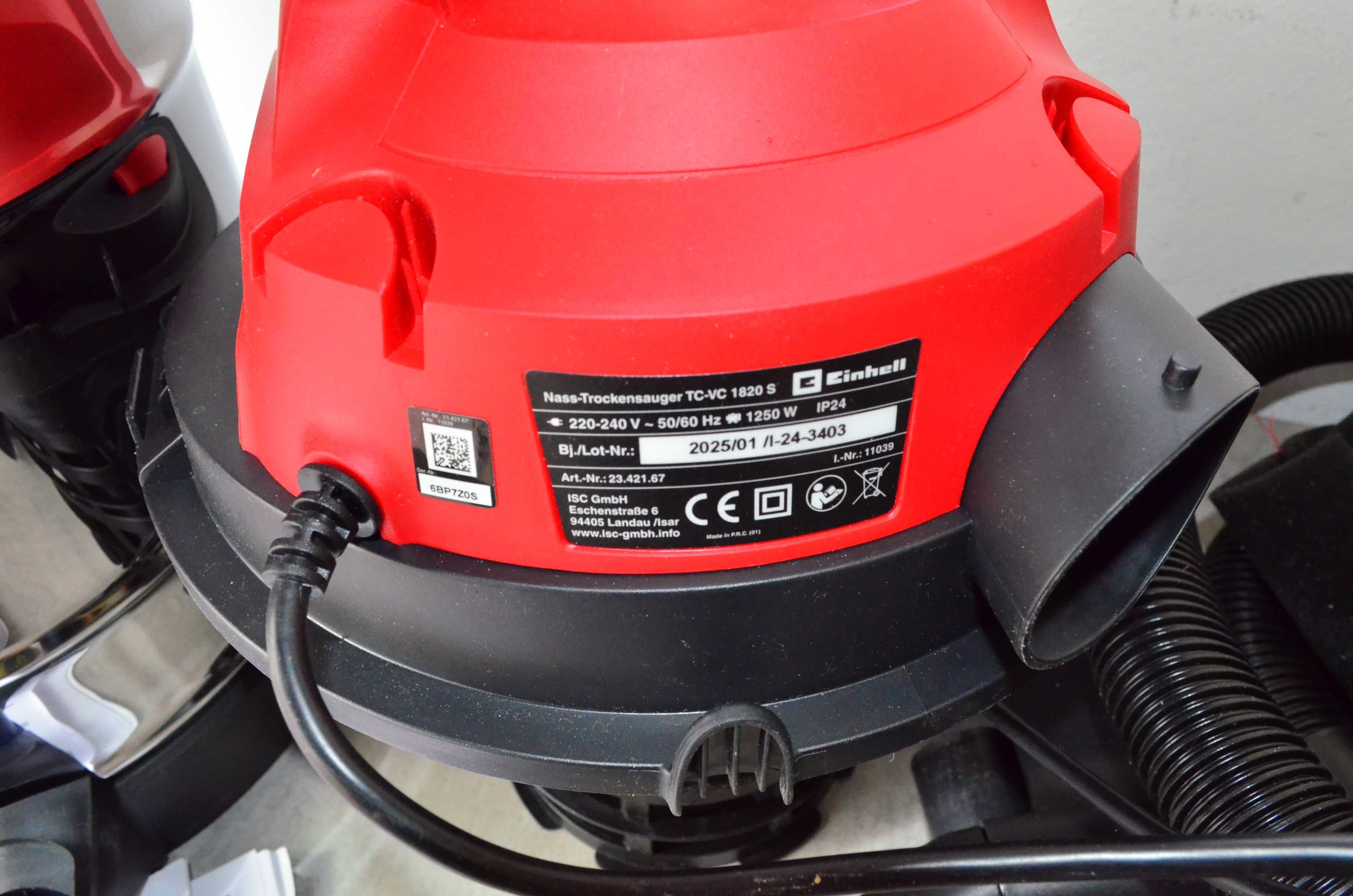 Odkurzacz  warsztatowy 20L EINHELL TC-VC 1820