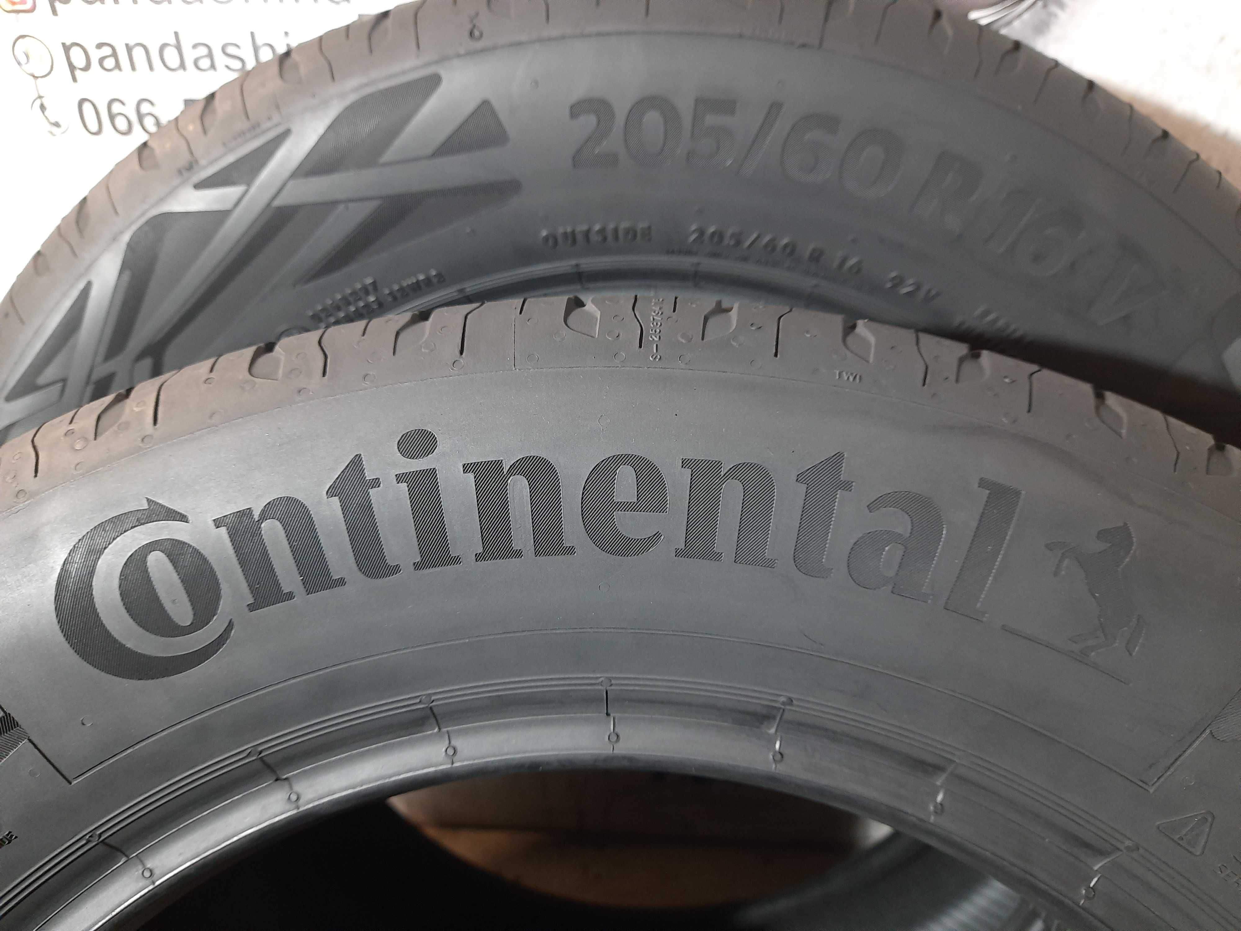 Шини 5,5мм 205/60 R16 CONTINENTAL EcoContact 6 б/у літо склад