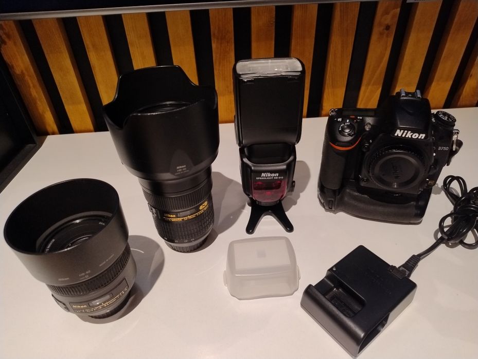 Nikon d750 wraz z zestawem