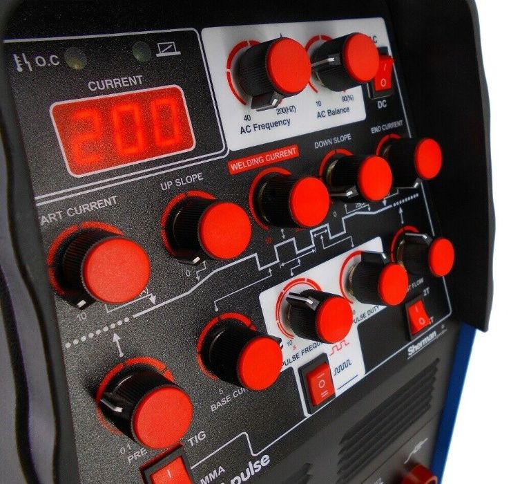 Kit completo de Solda TIG 210 AC / DC pulse