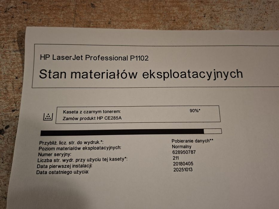 Drukarka Hp Laserjet P1102