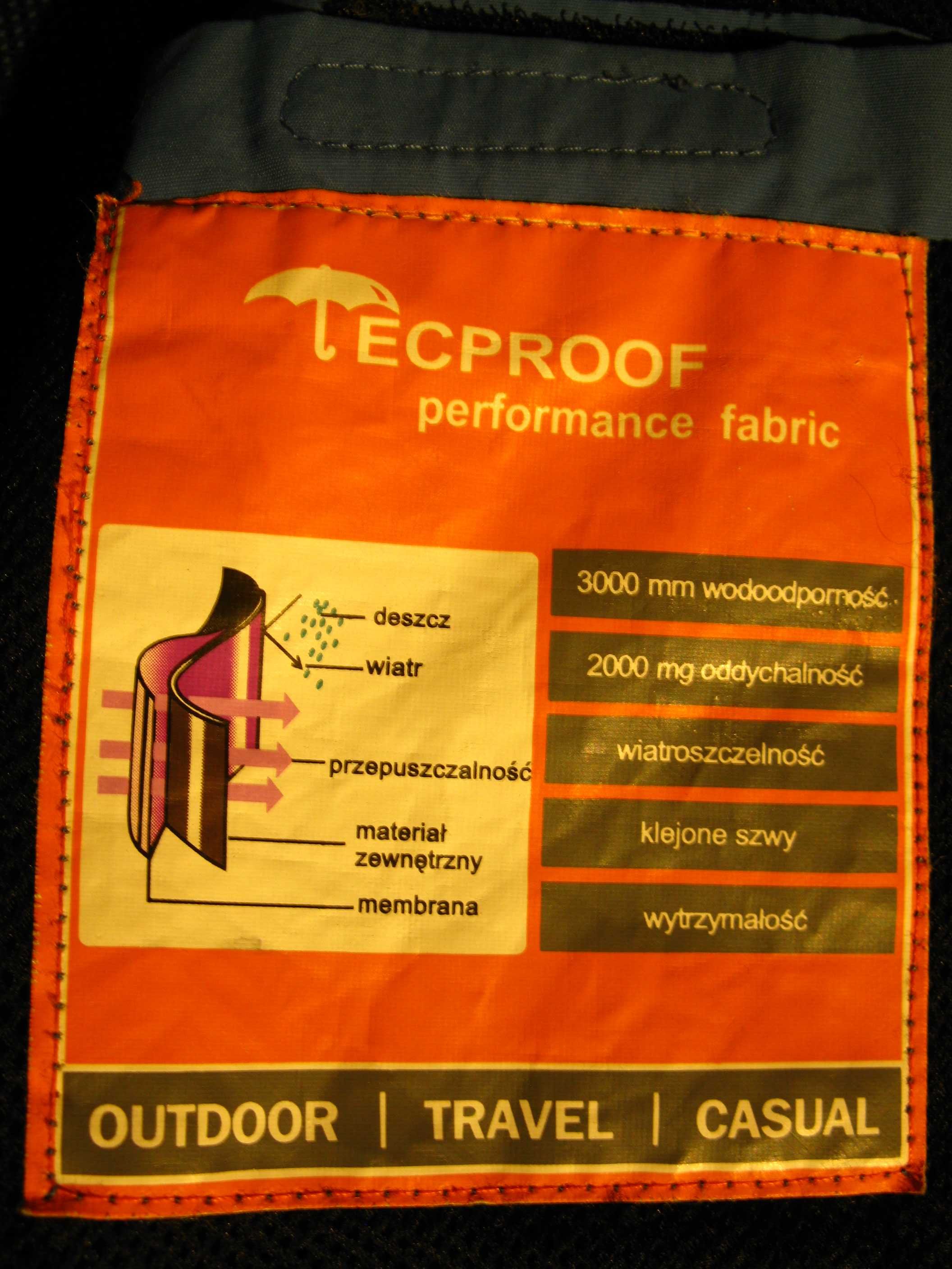 kurtka hi-tec roz.M niebieska Tecproof.