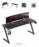 Nowe biurko gamingowe LED RGB