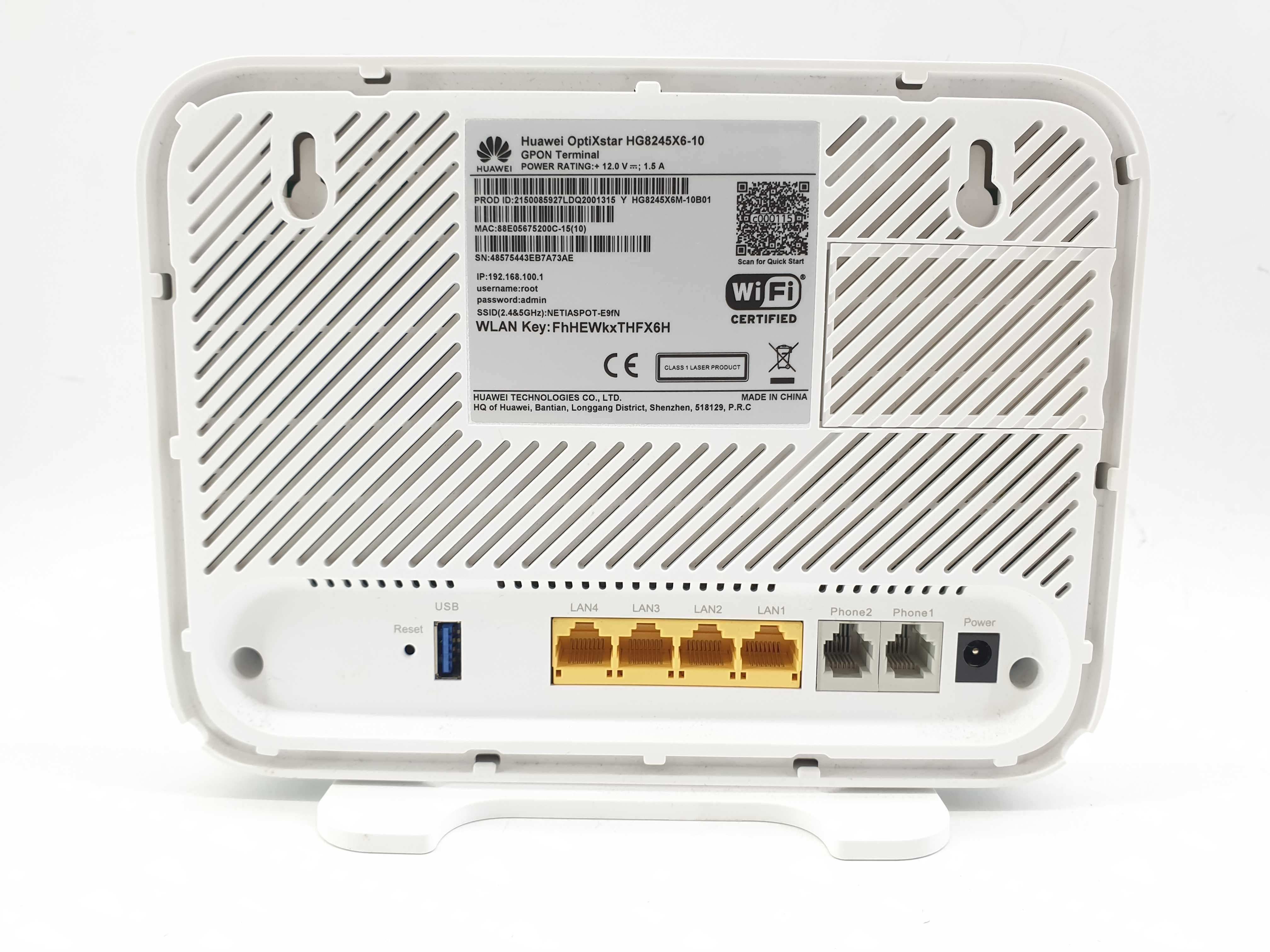 Router przewodowy światłowód Huawei OptiXstar HG8245X6-10