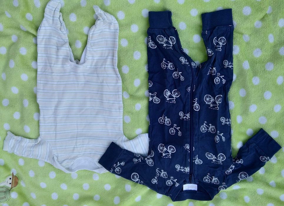 27szt ubrań body George krótki długi rękaw pajace komplet H&M rampers