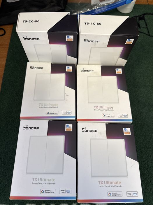 Sonoff TX Ultimate 2gang x6