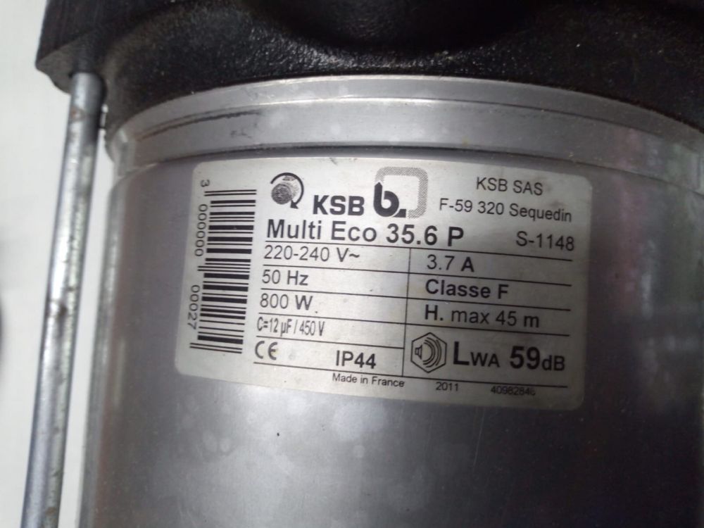 Pompa do wody  KSB Multi Eco 35.6P 800W