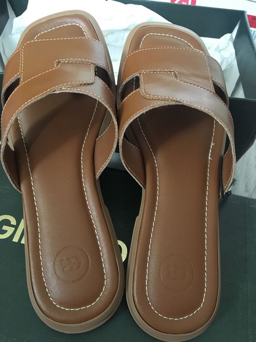 Klapki Gino Rossi 38 - 25,2 cm skóra