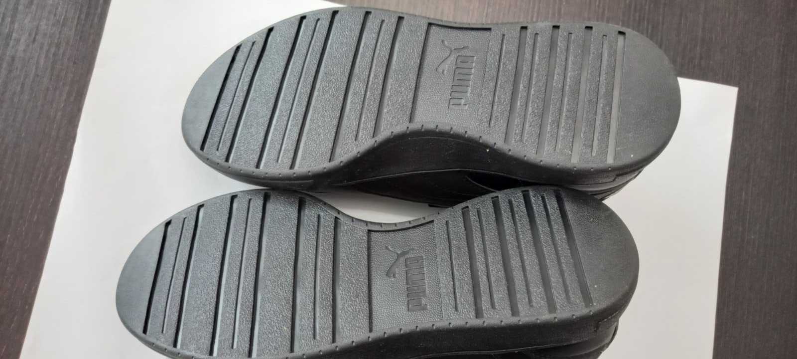 р. 37,5  38 Puma кросовки мужские кожаные Caven Black 380810-03
