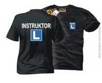 INSTRUKTOR Prawo Jazdy - koszulka męska dla instruktora 8 rozmiarów