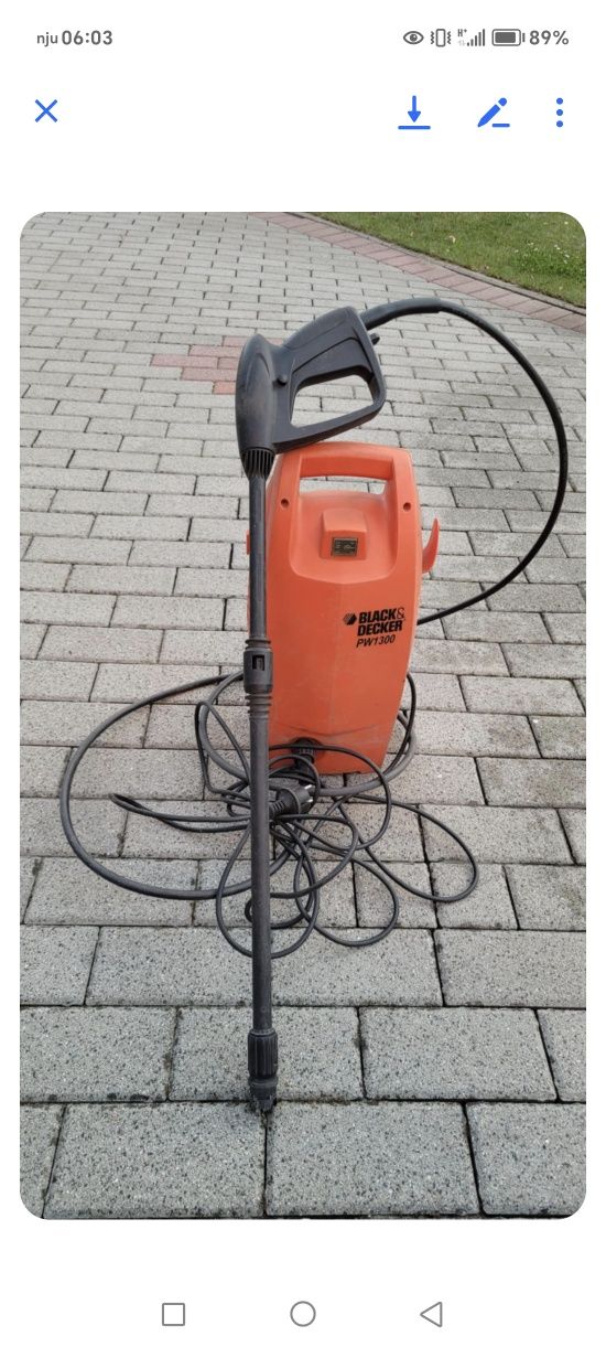 Myjka ciśnieniowa Black and Decker 1300W