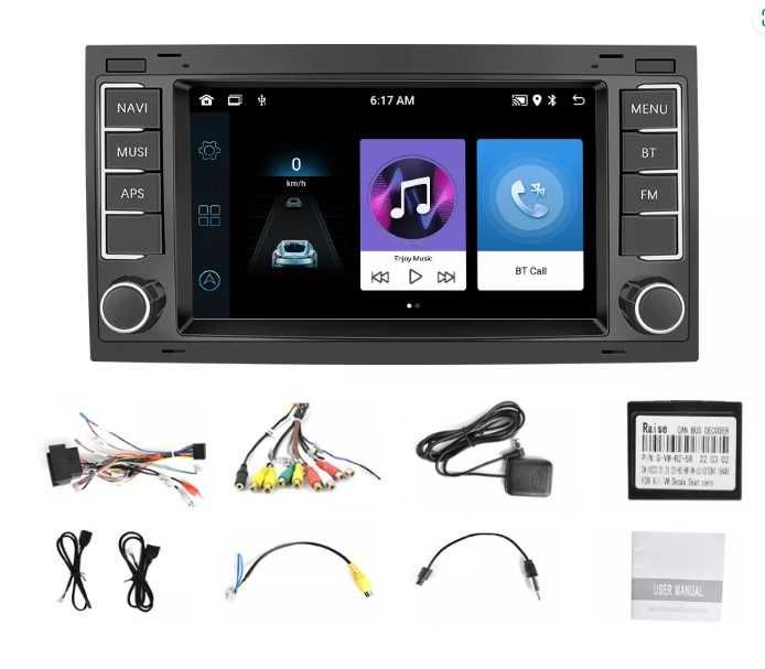 Radio 7 2 DIN 1GB 32 ROM VW Tiguan Transporter GPS Android