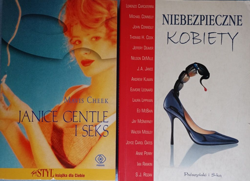 2x książki Niebezpieczne kobiety Janice Gentle i Sex