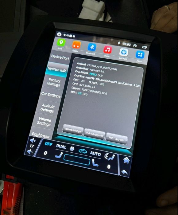 СРОЧНО ТОРГ Toyota LandCruiser Prado 120 GS 470 Tesla style Android 15