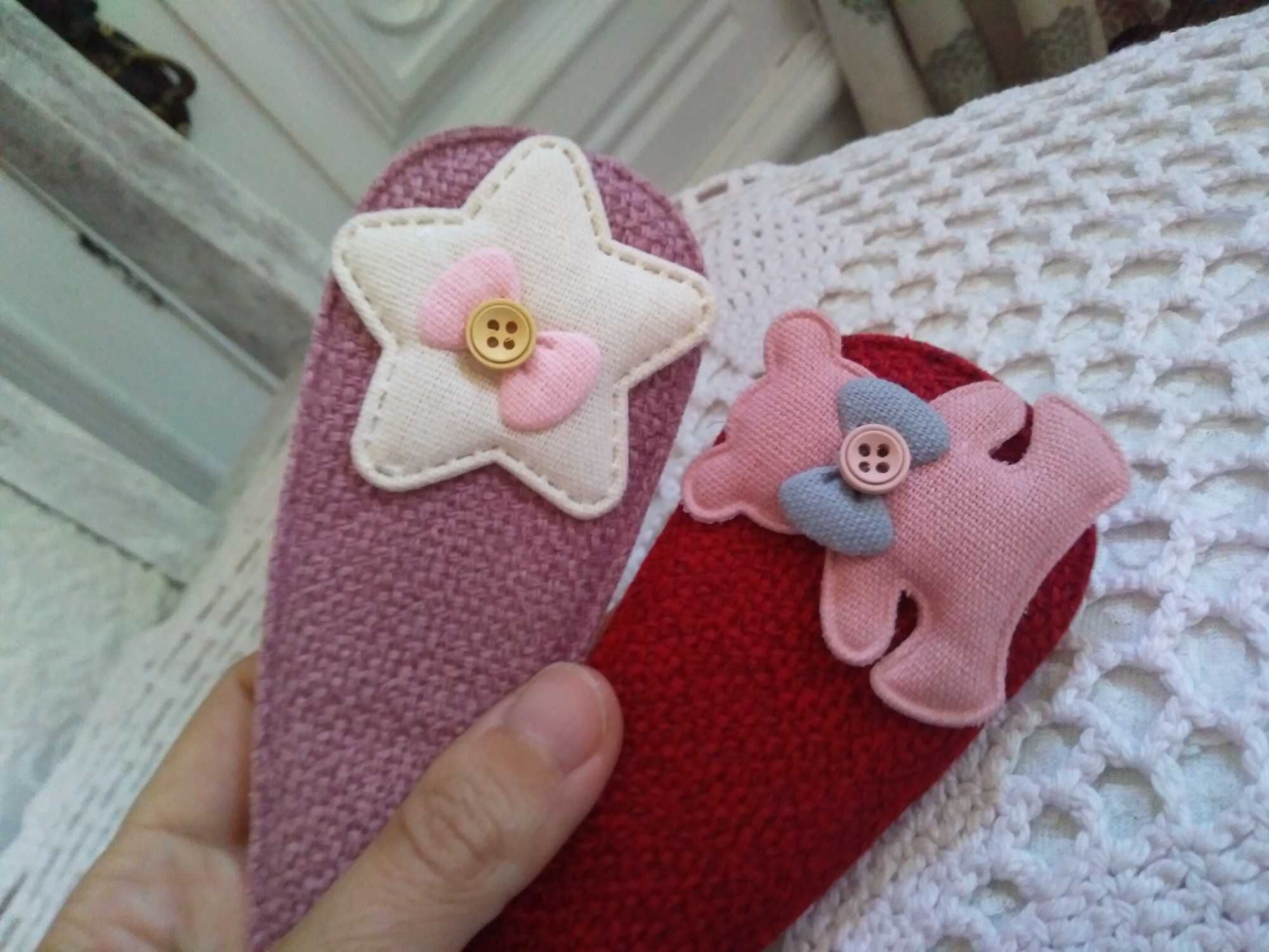 NOWE spinki do włosów handmade oryginalne ozdoby dla dziewczynki zes2