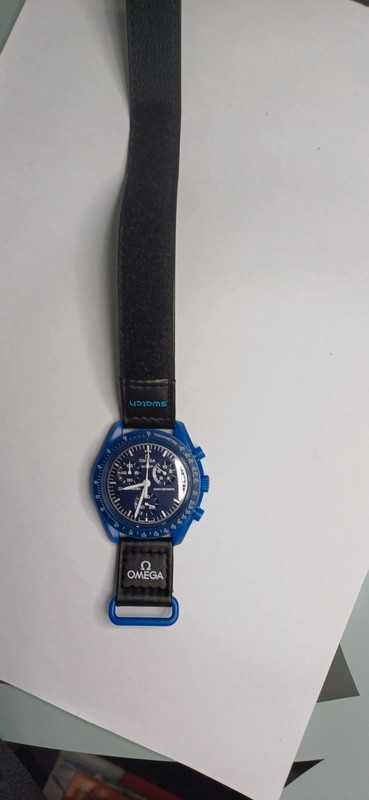 Bioceramic Neptune Watch SO33N100 - Stormy Blue Gradient Design