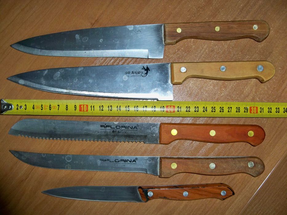 Noże kuchenne - zestaw 5 sztuk