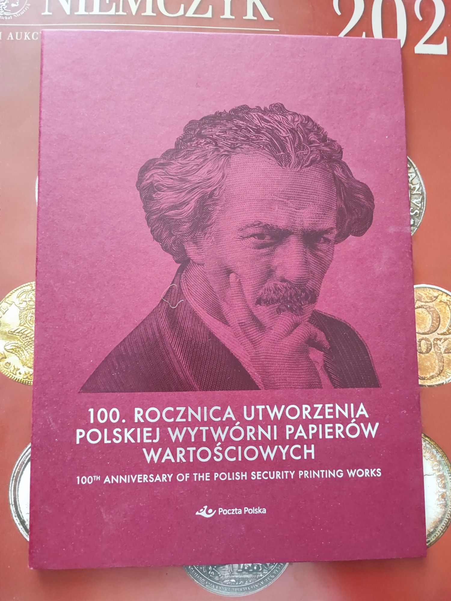 Znaczek pocztowy PWPW w folderze