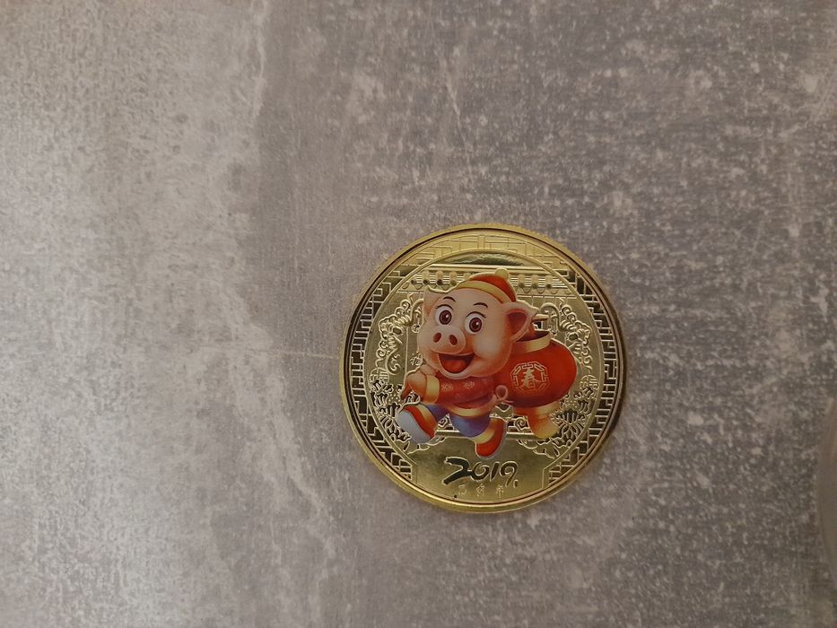 Moedas/medalhas ano do Porco (2019)