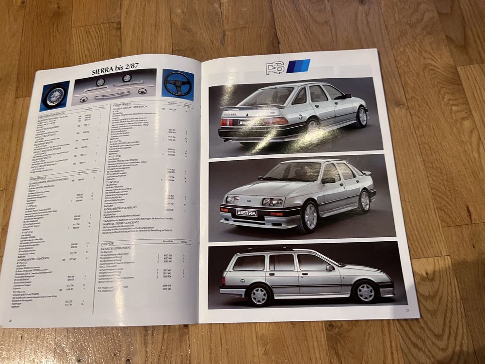 Katalog reklamowy Ford Rs Sport-Zubehör