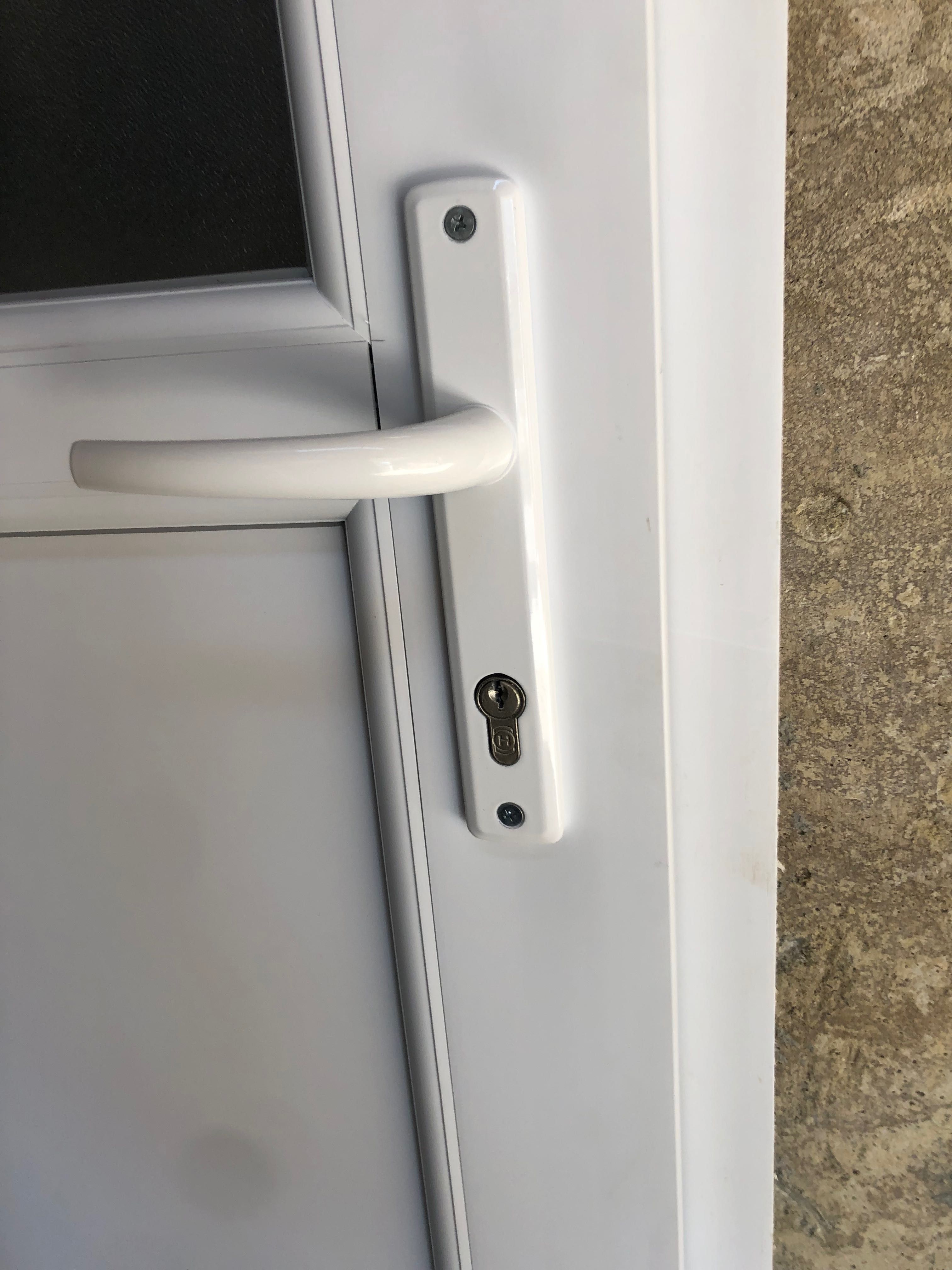 Porta em pvc vidro duplo
