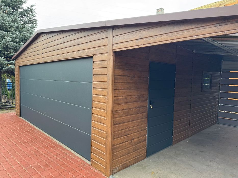 Garaż z bramą segmentową premium