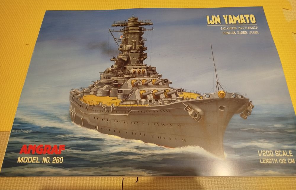 2x Model kartonowy IJN Yamato ORP Piorun