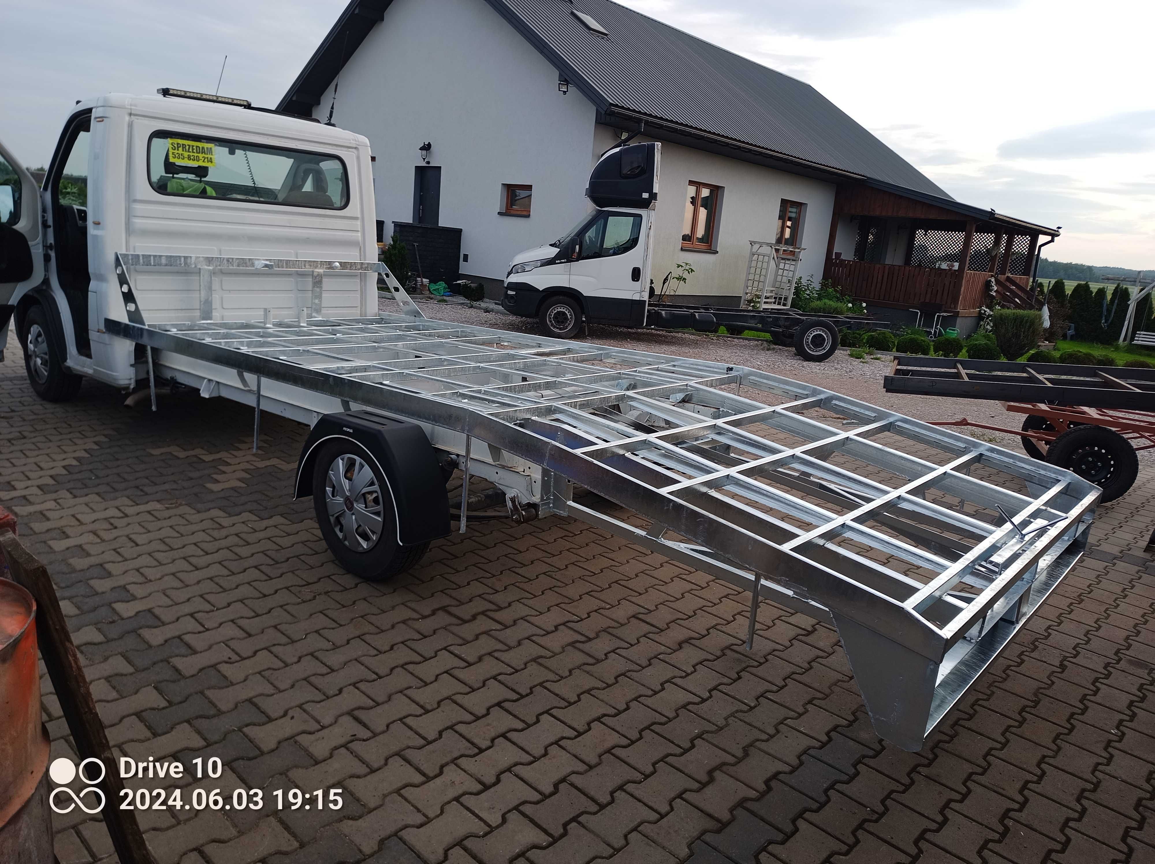 Zabudowa nowy najazd fiat ducato citroen jumper boxer ok 510 cm