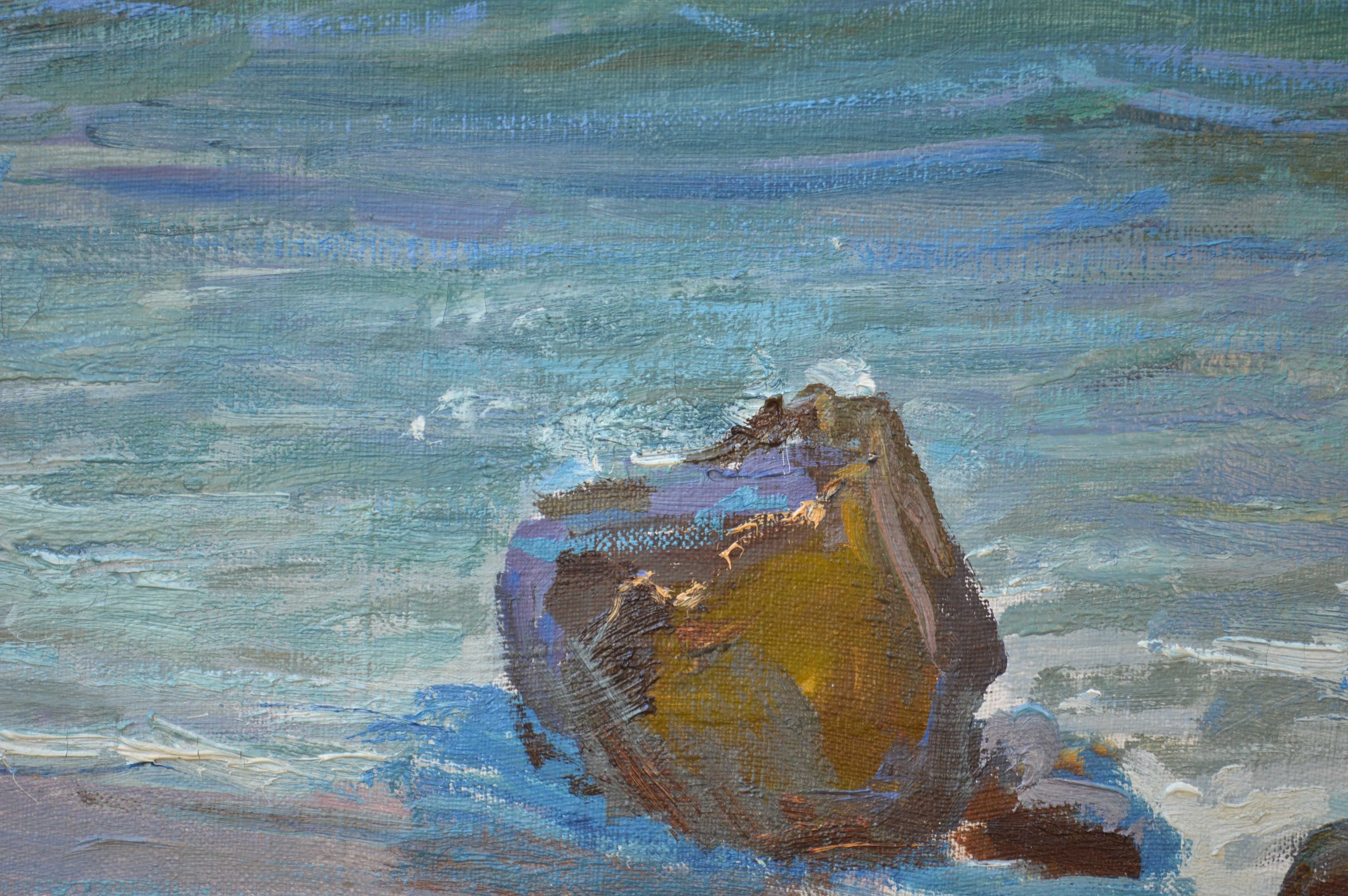 Картина Глущенка М. П. « Бухта в Криму «, 1951 р.