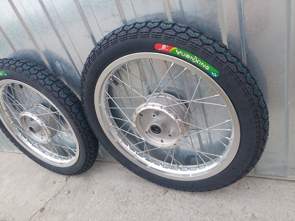 Sprzedam nowe kola kpl przod+tyl r16"simson s50 s51 s70 enduro alumin.