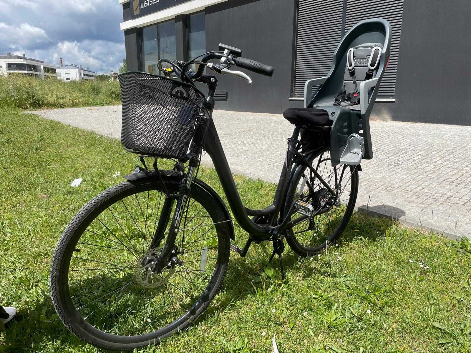 Bicicleta eletrica com cadeira de criança