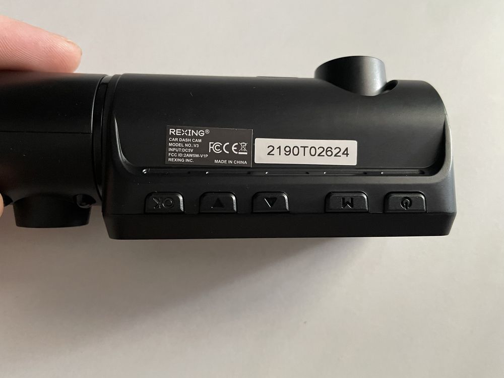 Відеореєстратор Rexing V3 Plus HD 1080 WiFi GPS USA