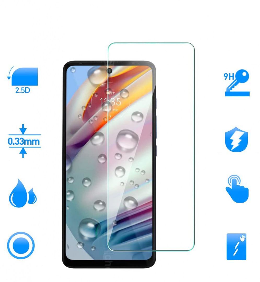 Szkło Hartowane Płaskie Do Motorola Moto G60 / G60S / G40 Fusion