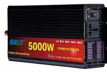 Inversor EASUN ONDA PURA (Camião) converte 24V DC em AC 220V - 5.000W