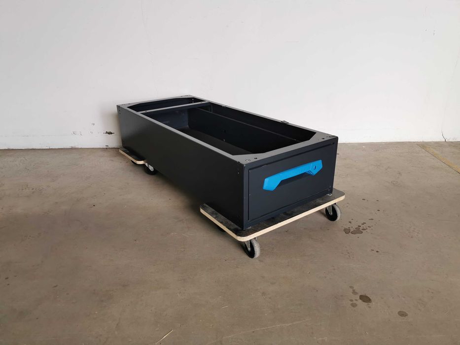 Szuflada dolna podłogowa do busa auta regał samochodowy serwisowy