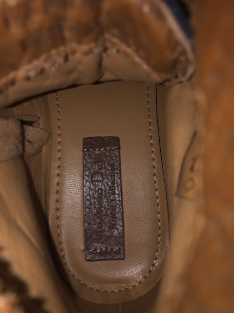 Botins pele e camurça tam. 36 Massimo Dutti novas em caixa