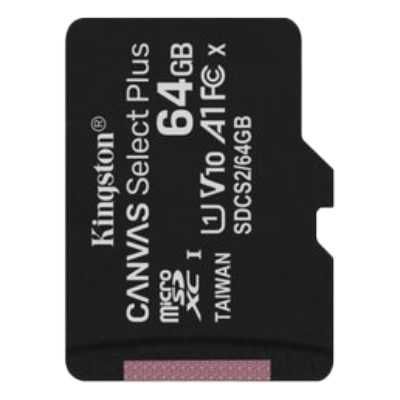 Kingston microSDXC 64/128GB Canvas Select Plus + Adapter SD