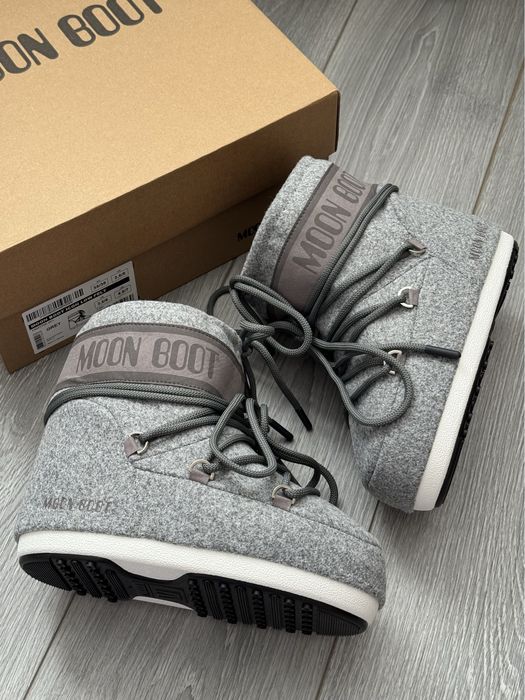 Мунбуты Moon Boot MB Icon Low grey снегоходы (NEW IN BOX)