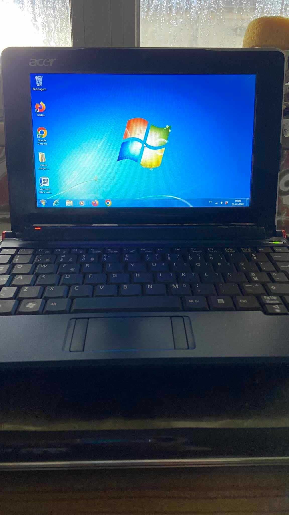 Acer aspire one azul 10 polegadas