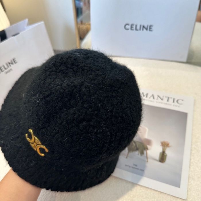 Celine czapka-kapelusz Bucket hat wełna