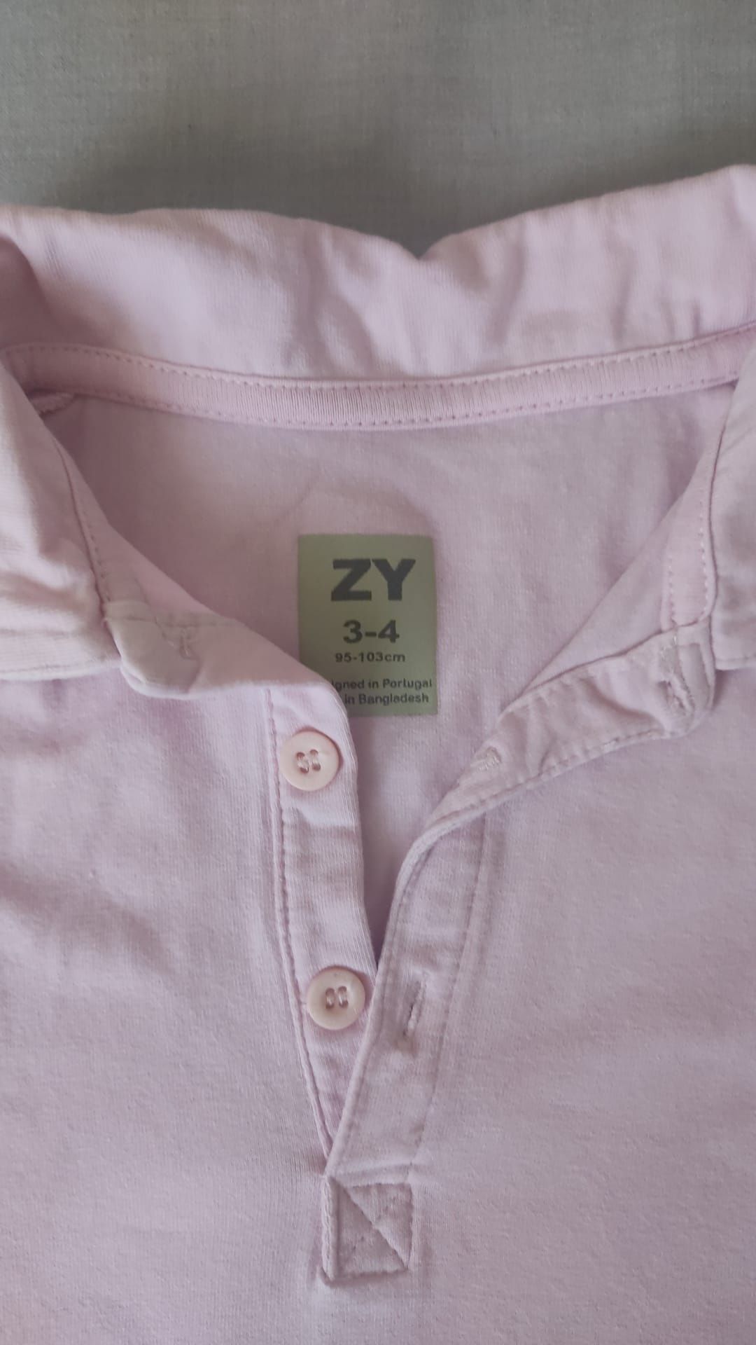 Polo t-shirt menina 3-4 anos
